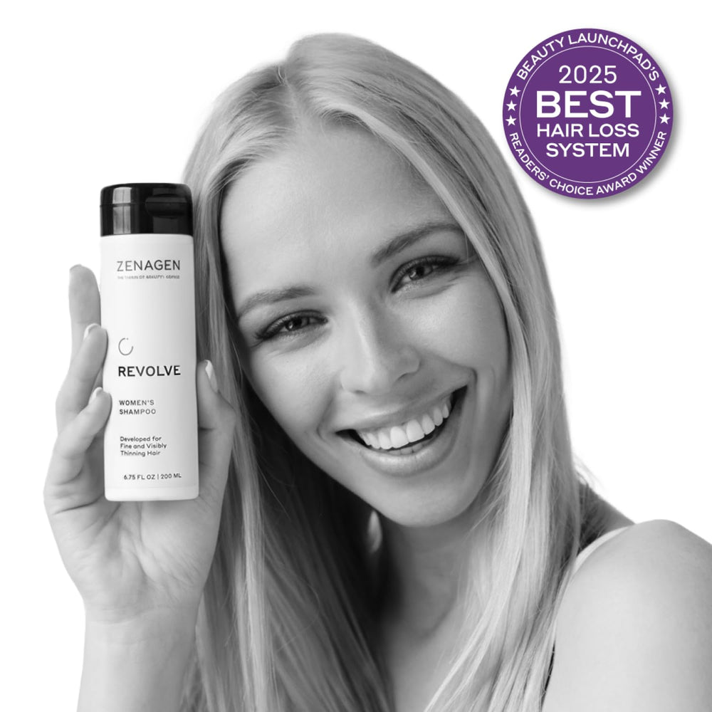 Zenagen Revolve densifying serum dropper for targeted scalp benefit