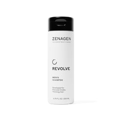 Zenagen Revolve front packaging showing bottle and branding for fuller hair