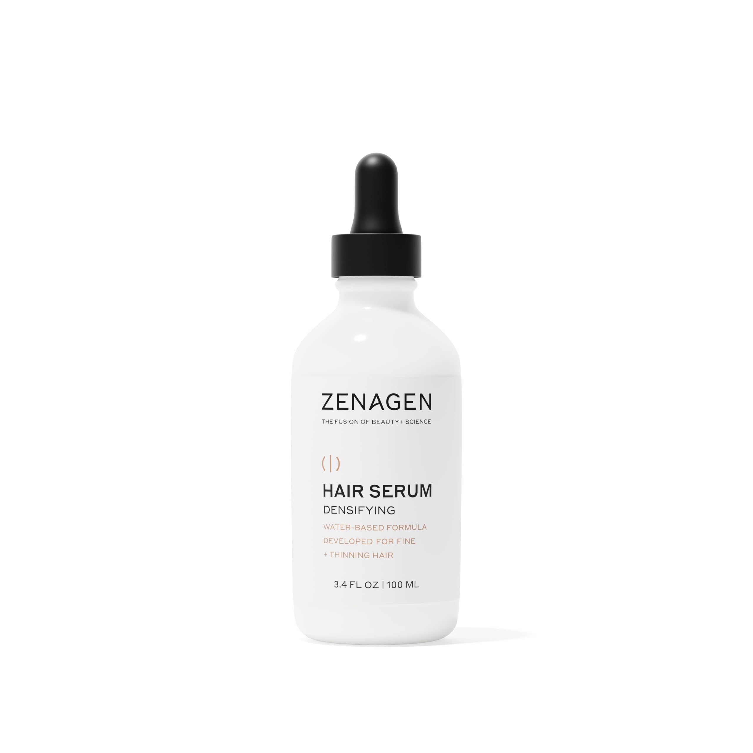 Zenagen front bottle showing sleek packaging and clear benefit