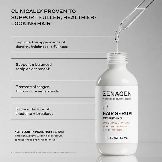 Zenagen pump detail highlighting easy control and no-waste dispensing
