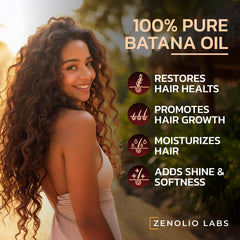 Zenolio Labs applied during scalp massage demonstrating stimulation and nourishment