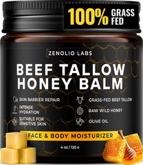Zenolio Labs front jar view showing clean label and nourishing balm for daily hydration