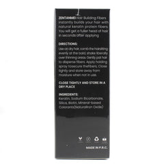 ZENTANMEI product with ingredient list highlighting natural formulation