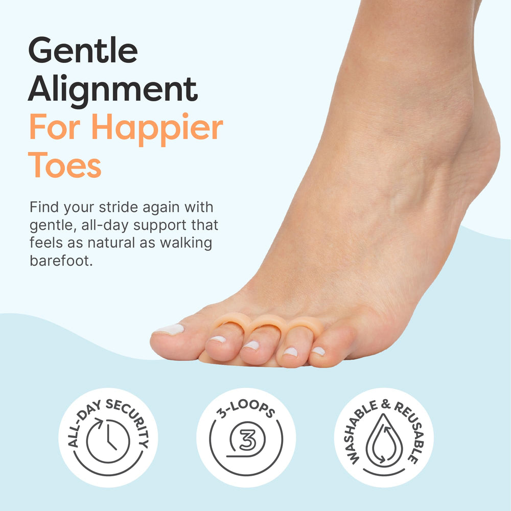 ZenToes close-up of gel texture highlighting soft, cushioning material