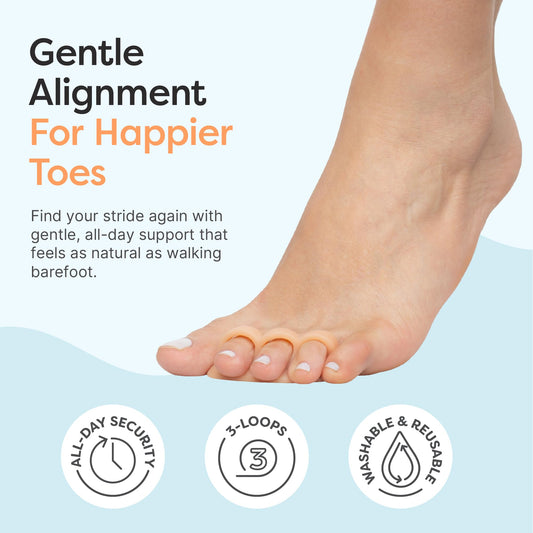 ZenToes close-up of gel texture highlighting soft, cushioning material