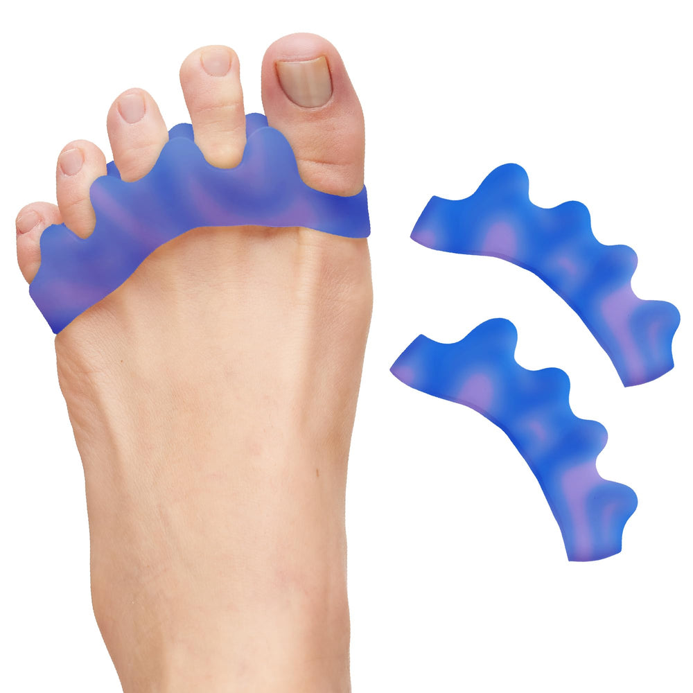 ZenToes front view Moonlight pair showing product and packaging benefits