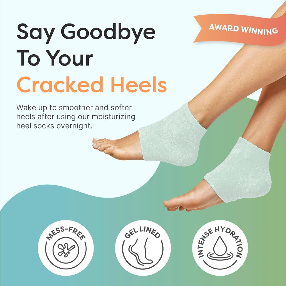 ZenToes close-up of gel-lined heel showcasing moisturizing gel texture