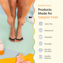 ZenToes in lifestyle setting after exercise promoting recovery