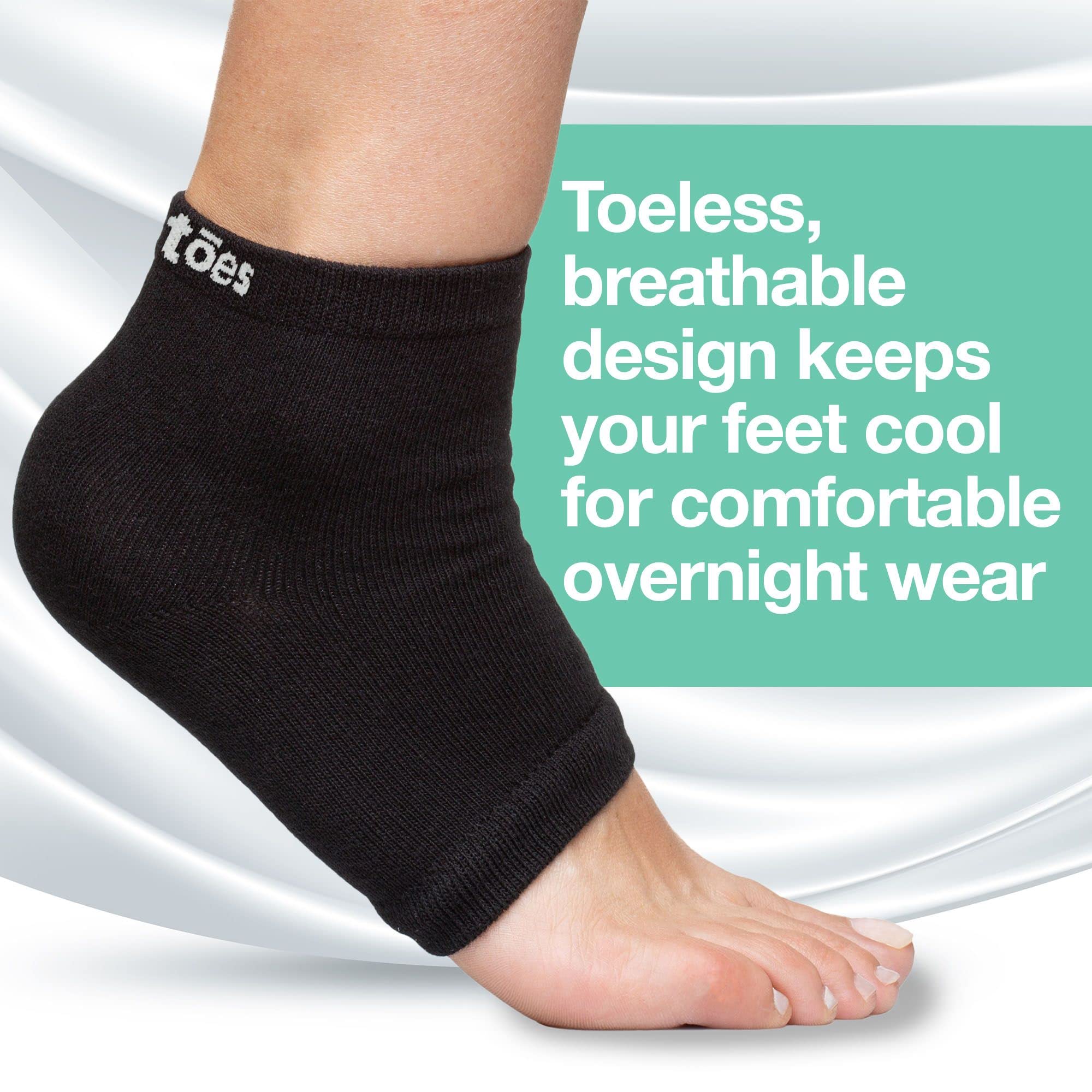 ZenToes socks beside ruler showing size and fit guidance benefit