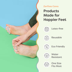 zentoes wash and care demonstration illustrating easy hand-washability for reuse