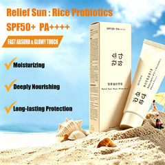 zeonmiehu close-up label highlighting SPF50+ and PA++++ protection