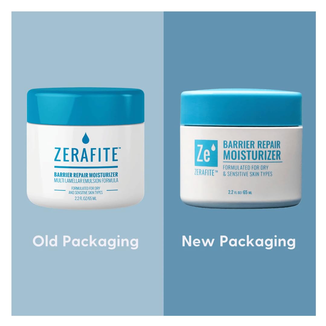 ZERAFITE packaging in neutral setting emphasizing minimalist, gentle formulation