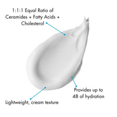 ZERAFITE ingredient label highlighting ceramides and barrier-support benefits