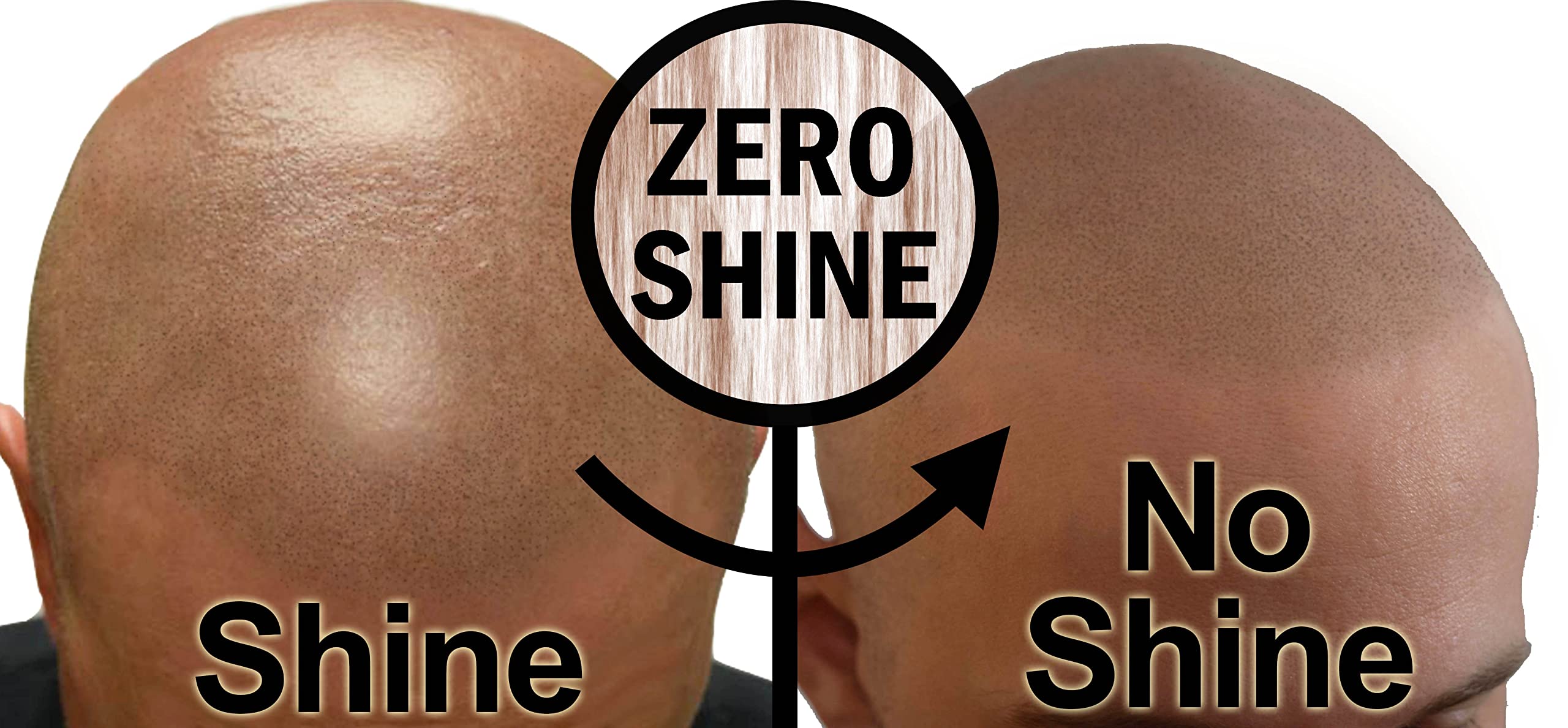 Zero Shine on bathroom vanity near grooming tools - convenient daily use
