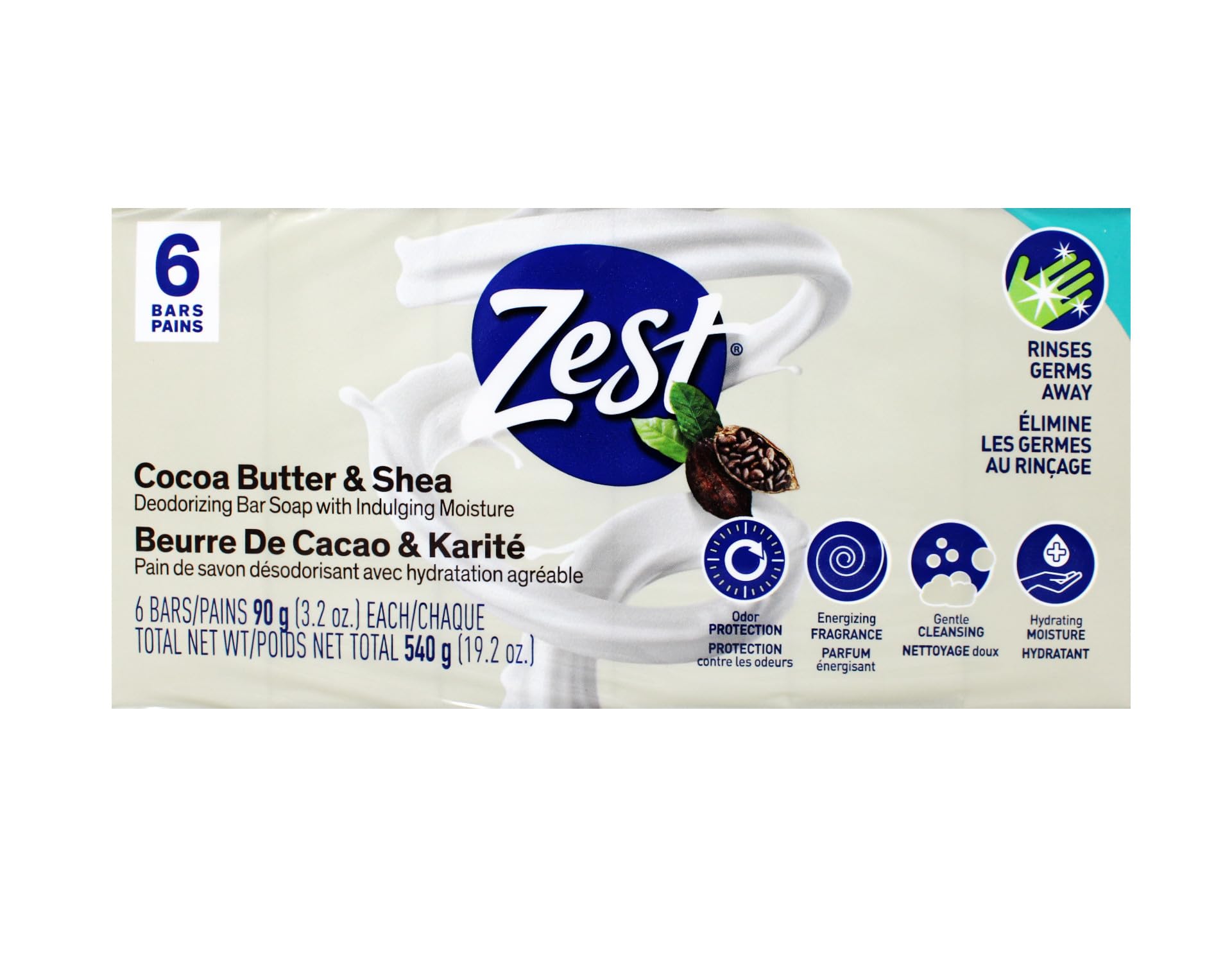 Zest close-up of soap texture highlighting creamy lather and smoothness