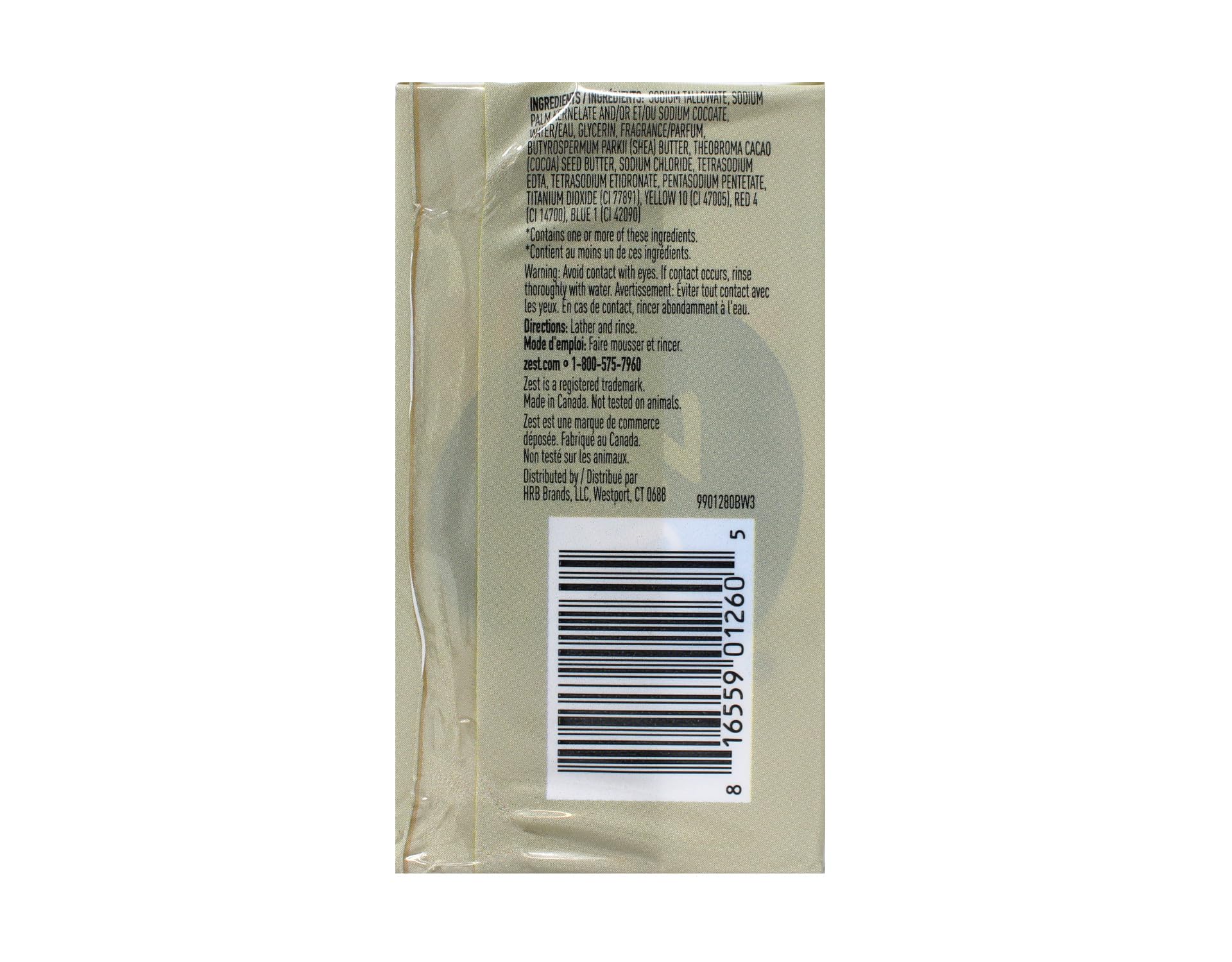 Zest bar held in hand showing 3.2 oz size and easy grip for daily use