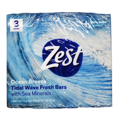 Zest bar producing white lather on hands benefit: effective everyday cleaning