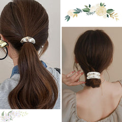 ZEYER metal cuff over elastic knot showing protective cover and gentle hold benefit