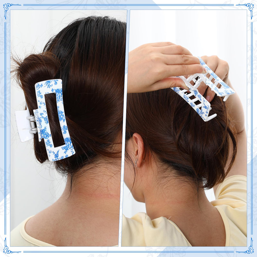 Zeyune mini clip holding bangs to show delicate control and decorative accent