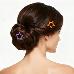 ZGQHZR clips in hair styling example adding sparkle and tidy control