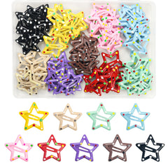 ZGQHZR front display of 72 clips showing variety and organized pack convenience