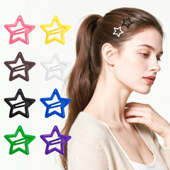 ZGQHZR clips used in hair, demonstrating firm hold and decorative accent