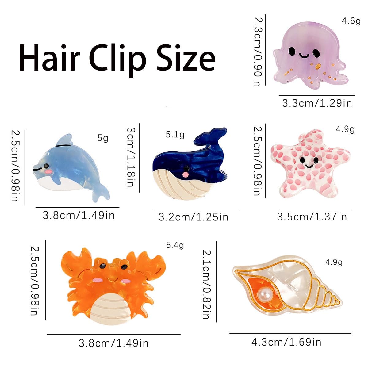 Zhaiye white elephant clip detail showing whimsical coastal style benefit