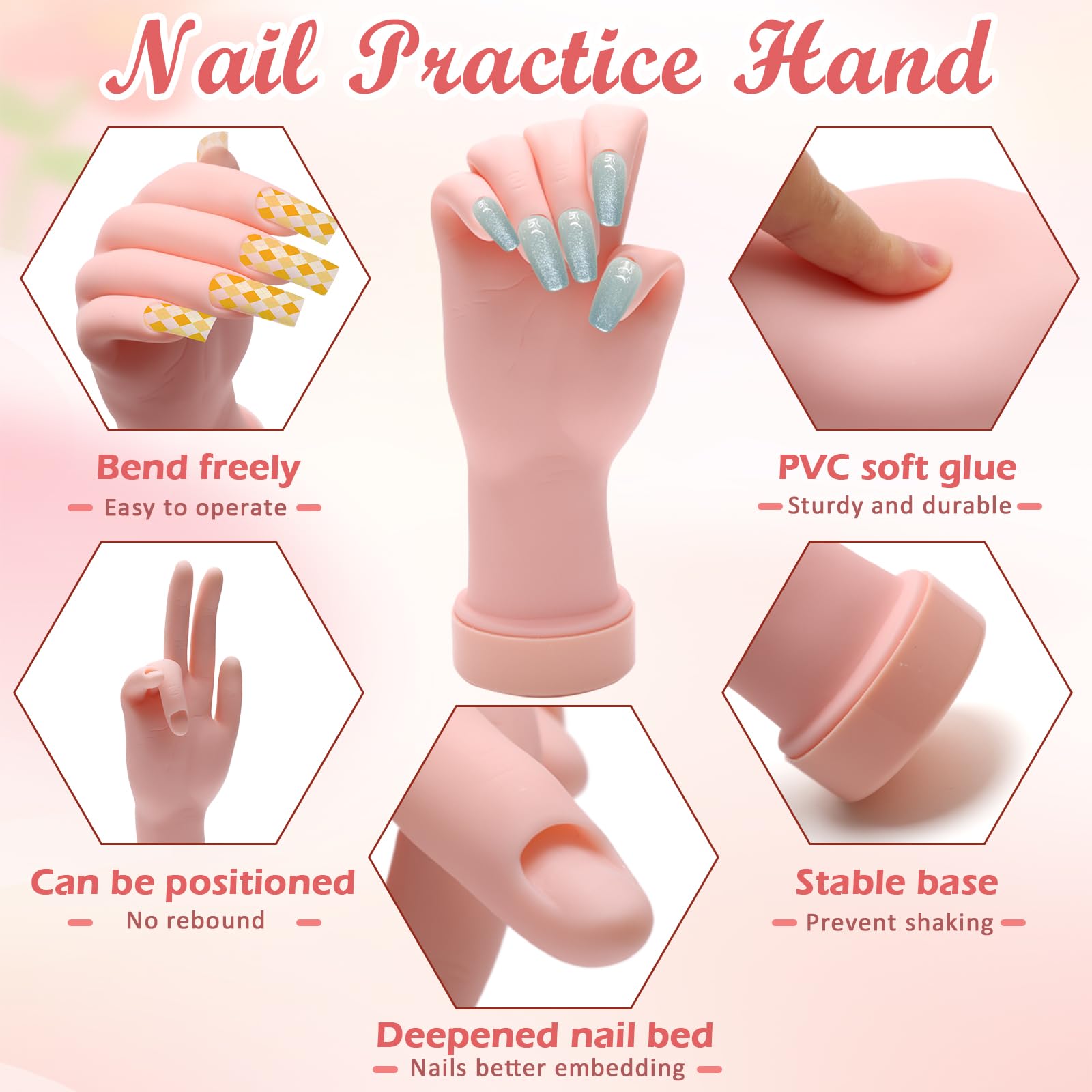 Zhaoyao nail groove detail highlighting deepened grooves that hold tips securely