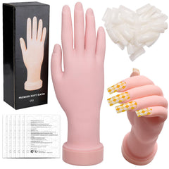 Zhaoyao practice hand front view showing full mannequin and stable base benefit
