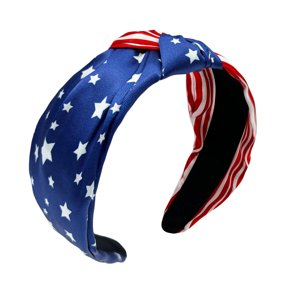 ZHAZHANIU front view showing red white blue flag pattern and secure fit