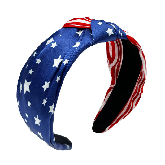 ZHAZHANIU front view showing red white blue flag pattern and secure fit