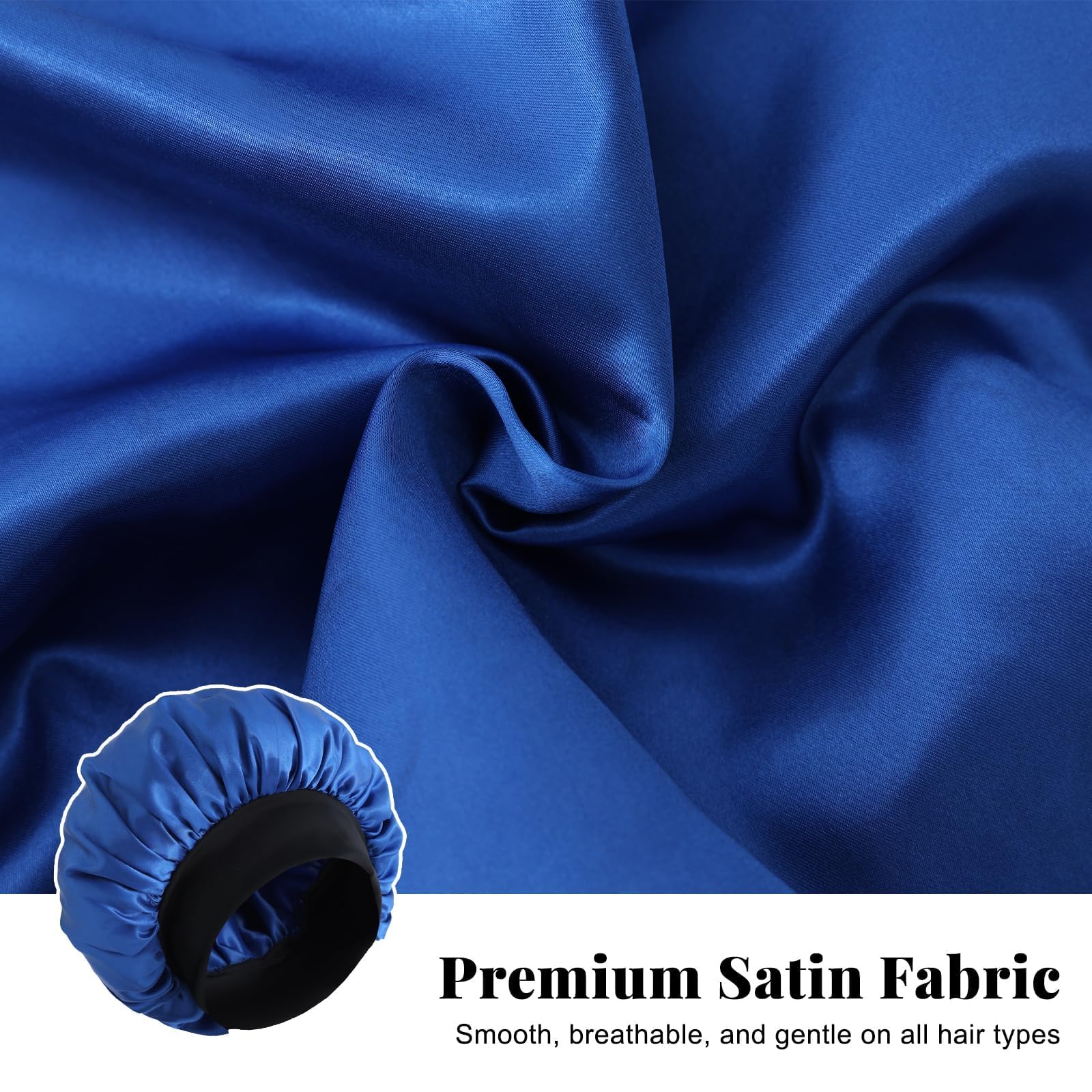 ZHENSILK bonnet under pillow scale showing compact, low-profile protection