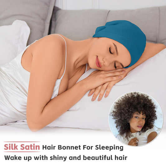 ZHENSILK close-up of satin lining highlighting smooth glide and reduced frizz