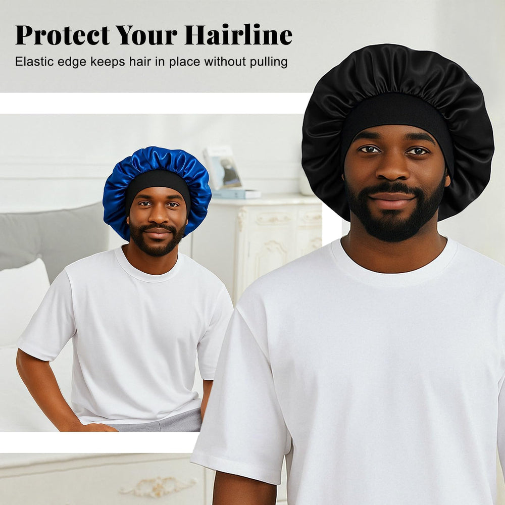 ZHENSILK two bonnets folded showing rotation convenience and value