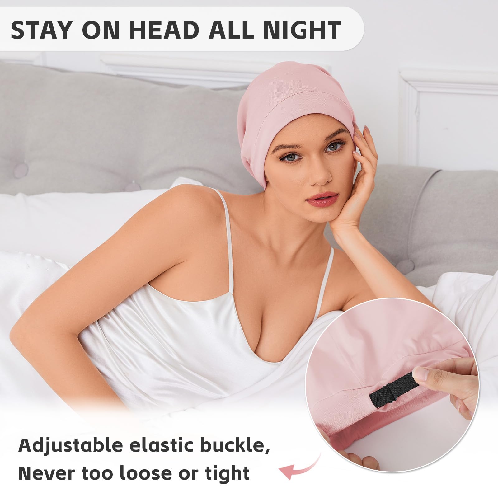 ZHENSILK close-up satin interior reducing friction and protecting hair
