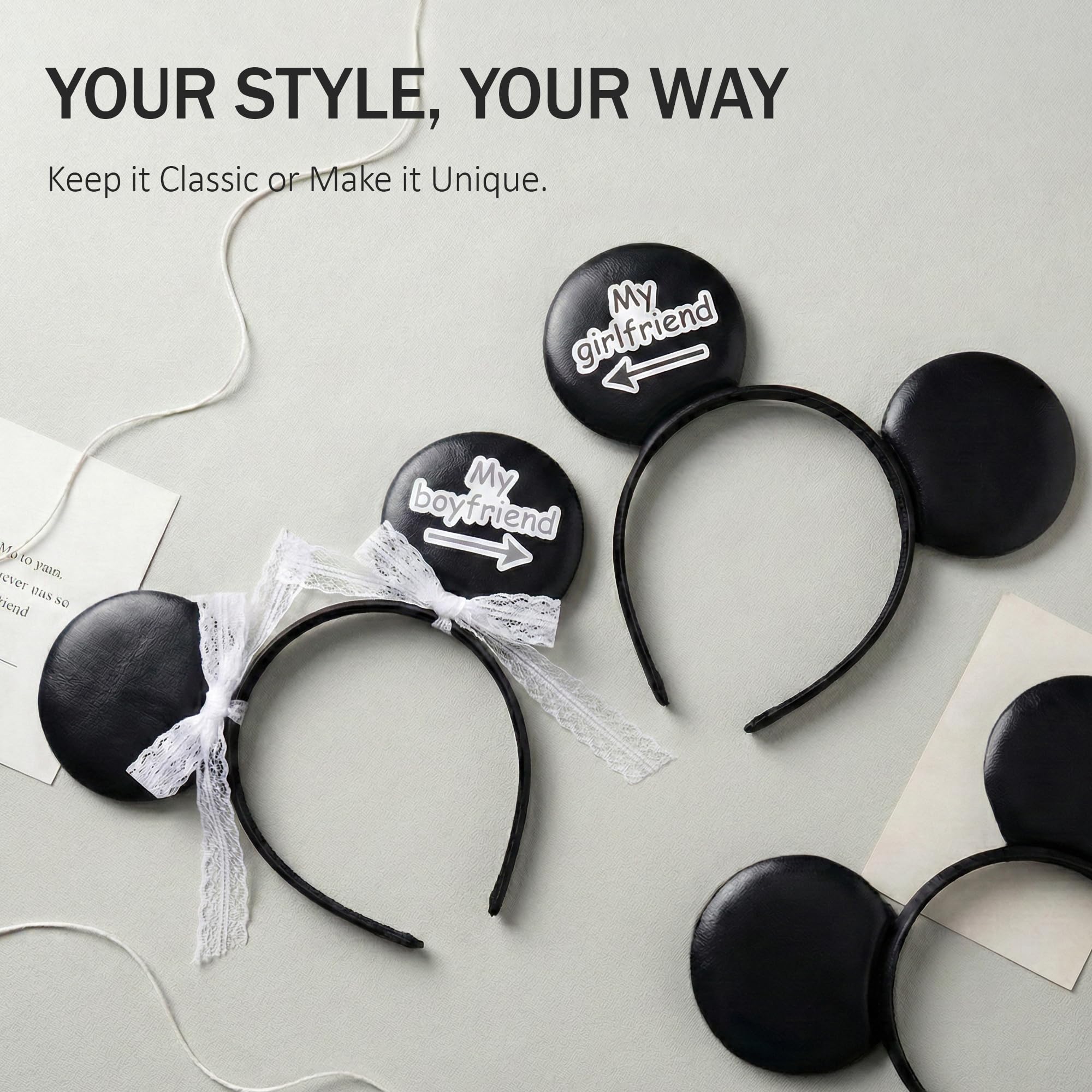 zhezesmila customized headband example showing DIY decoration potential