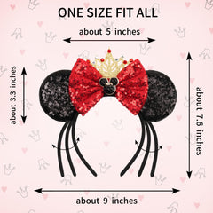 zhezesmila headband next to ruler showing scale and easy portability