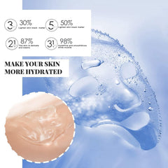 zhnnt serum texture close-up illustrating lightweight absorption benefit