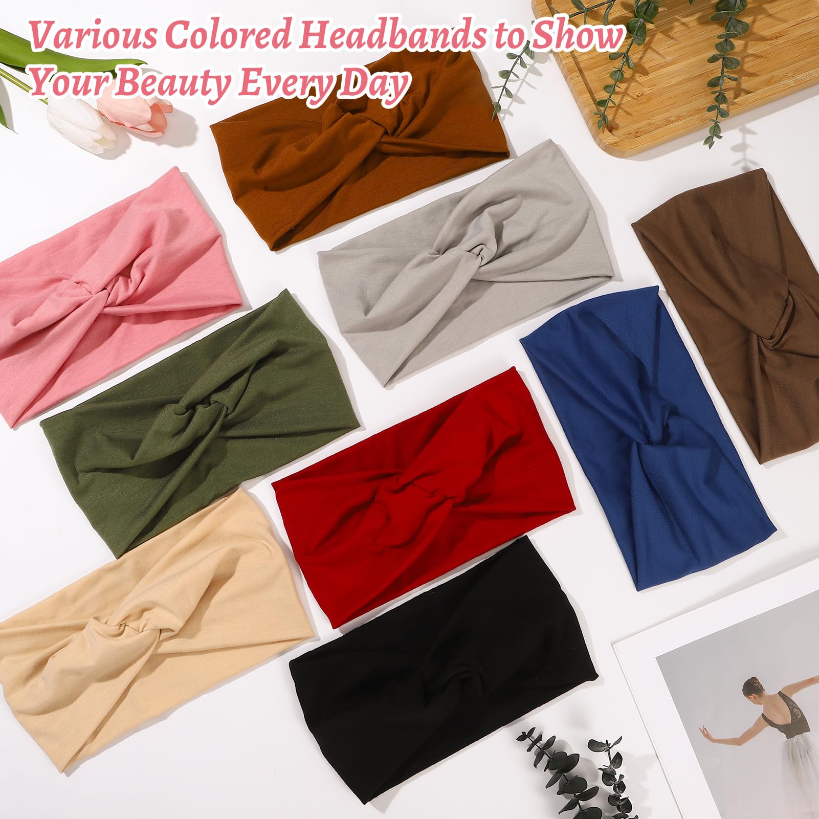 ZhouBoat headband worn with ponytail demonstrating neat hair control