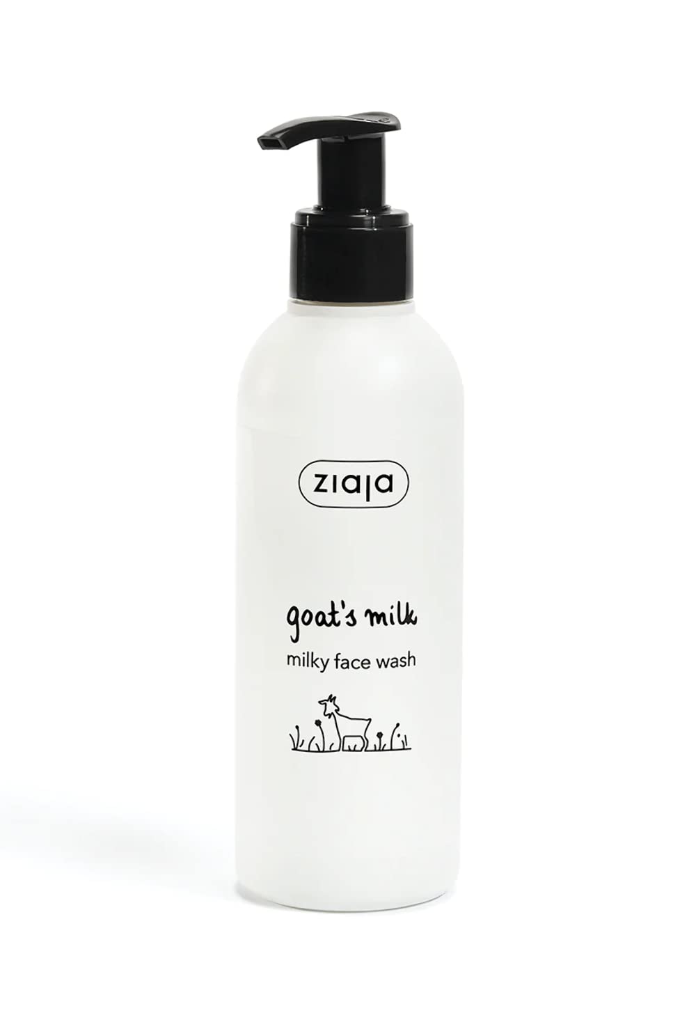 Ziaja front packaging showing milky cleanser and clear labeling for easy identification