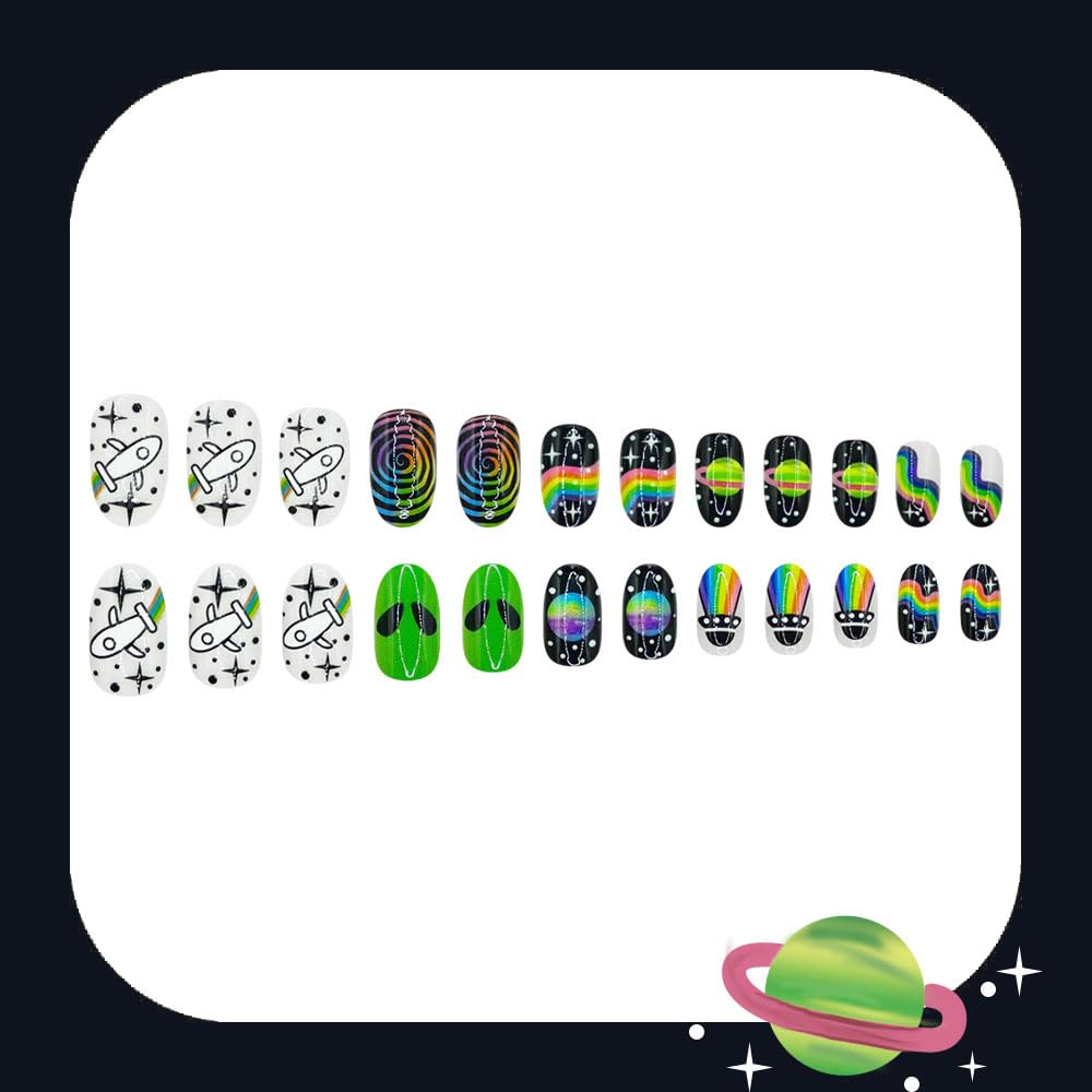 ZIFANHU nails on hand to show scale and wearable short oval fit