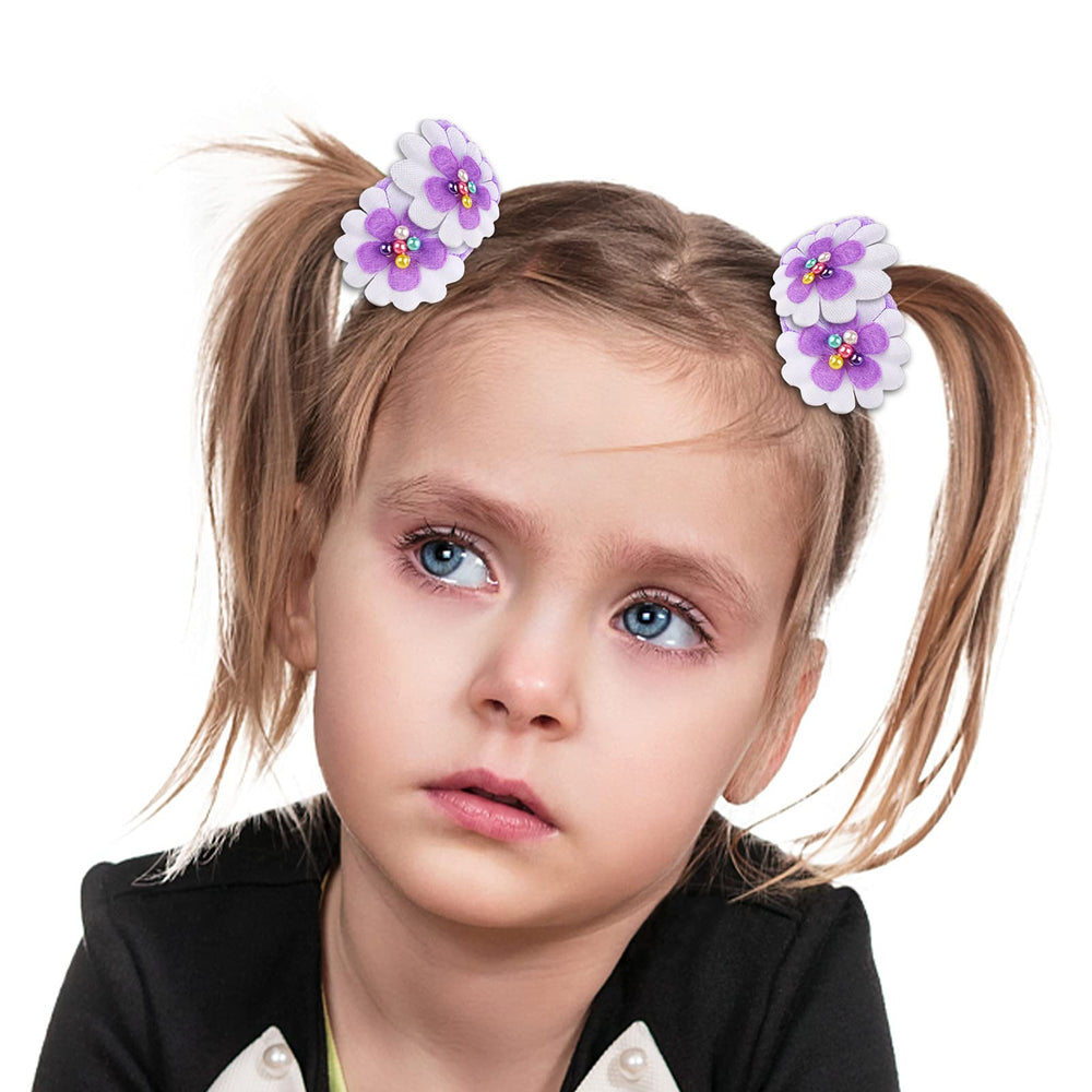 Zifengcer hair tie securing a toddler ponytail for comfortable hold