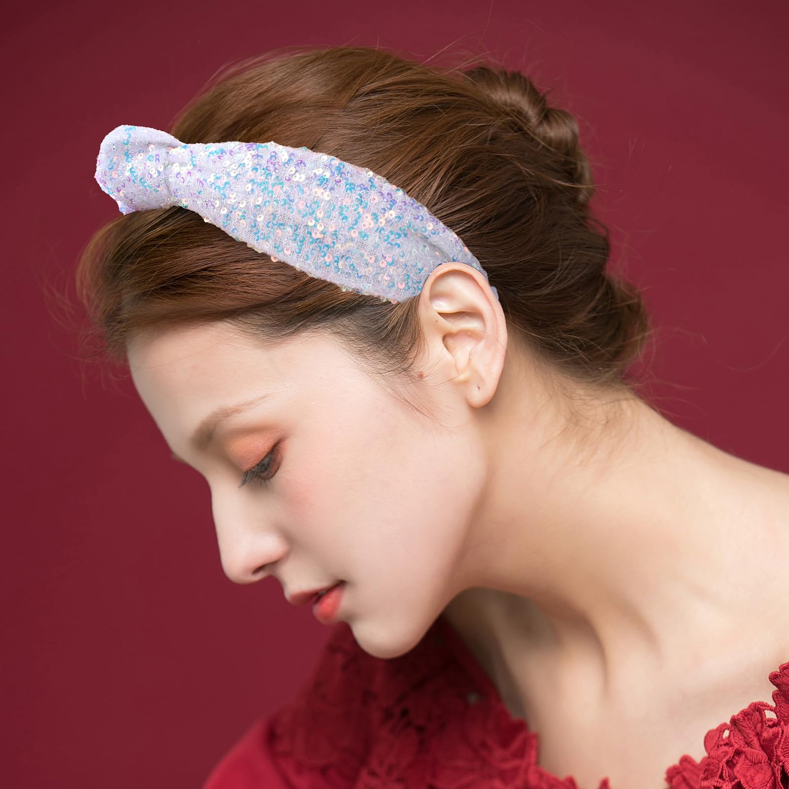 Zifengcer four headbands laid out showing vibrant color options