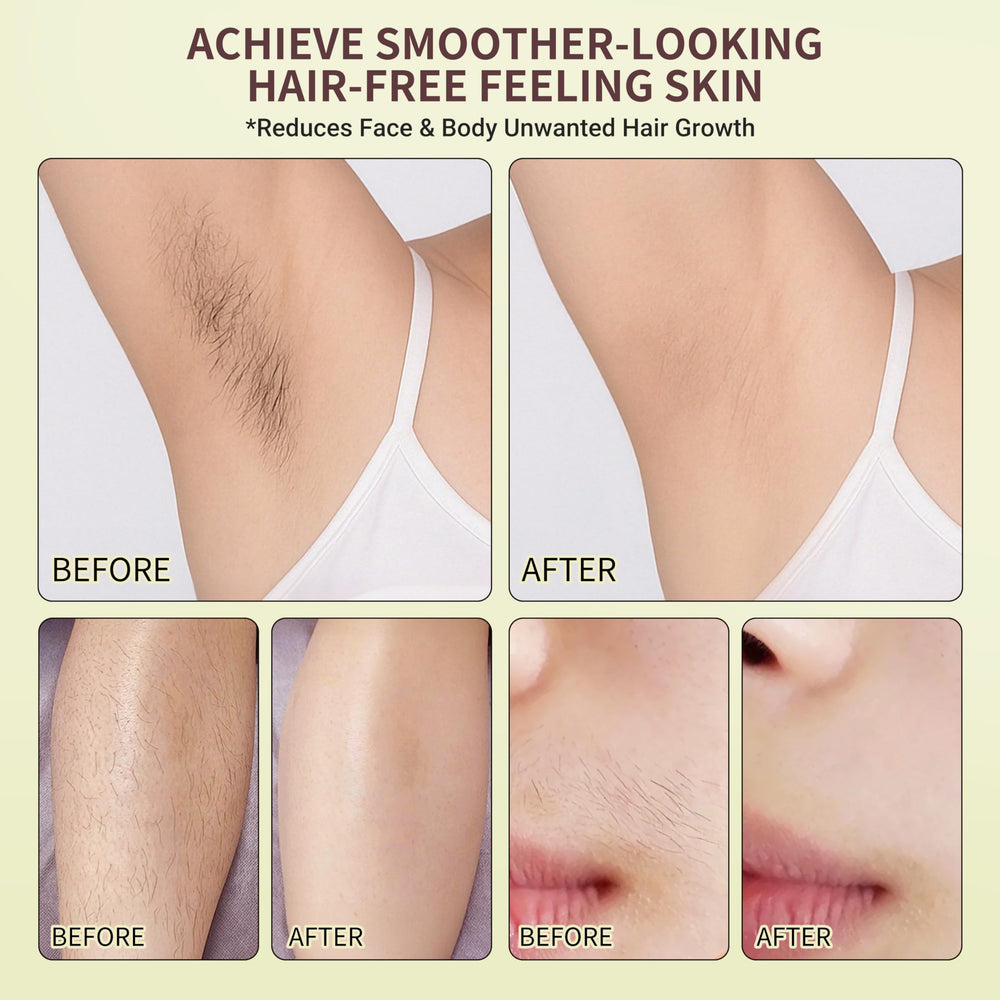 ZIIDII applied on forearm demonstration soothes skin after hair removal