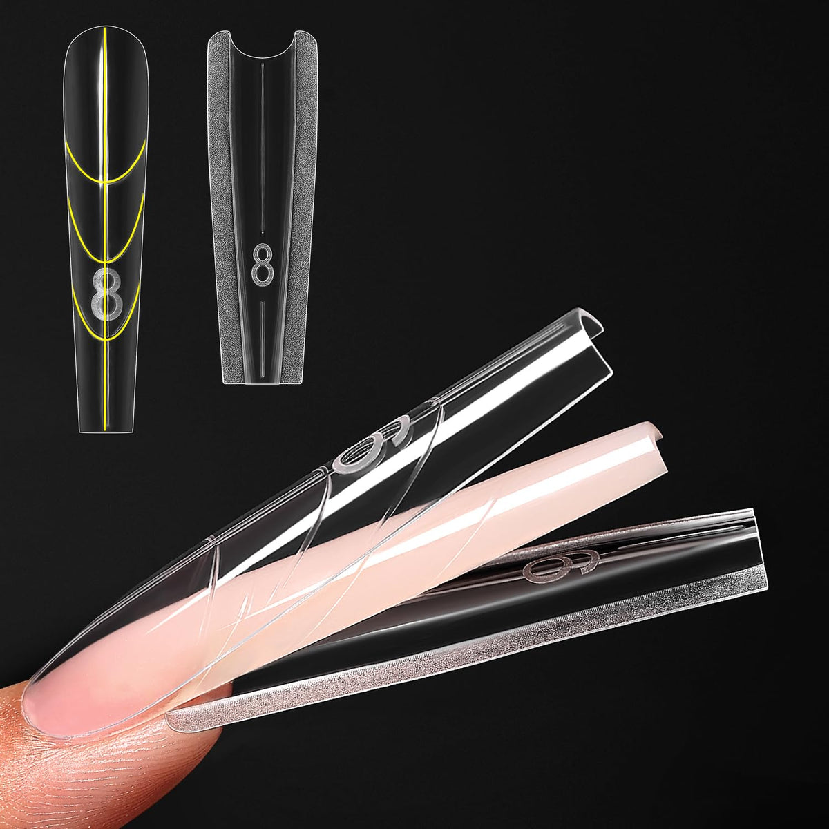 ZIMOOM clear dual forms front packaging showing kit contents and convenience