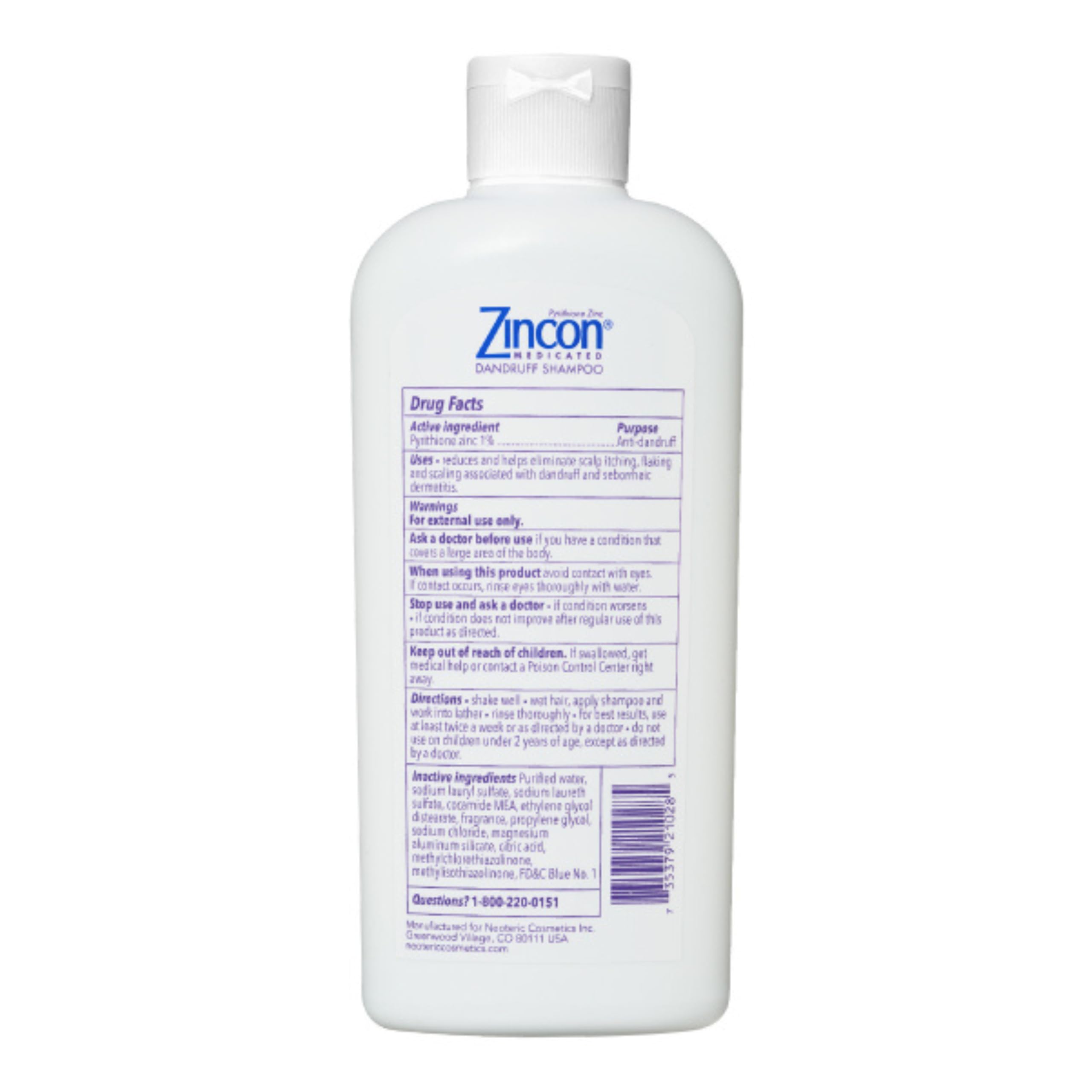 ZINCON on bathroom shelf in lifestyle scene demonstrating everyday routine integration