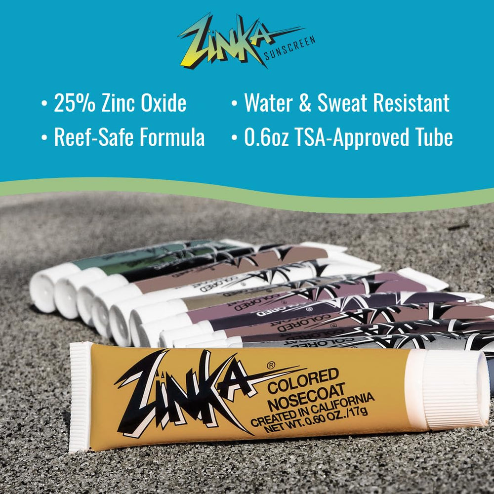 Zinka flesh close-up texture of zinc stick illustrating opaque coverage benefit