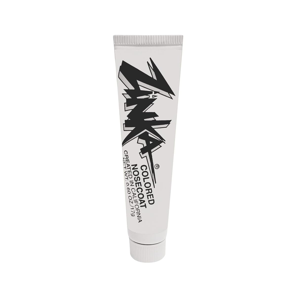 Zinka front packaging white stick showing compact portability and visible protection