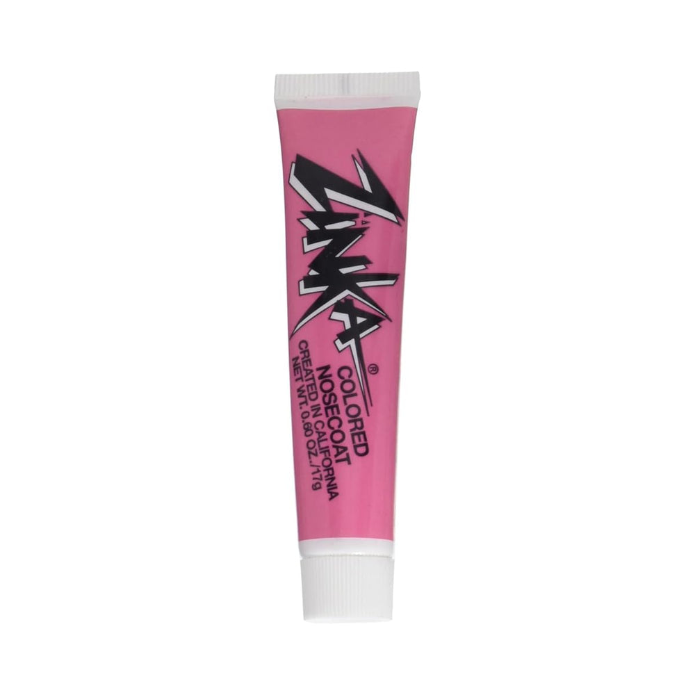 Zinka pink tube front view showing compact travel-friendly sunblock