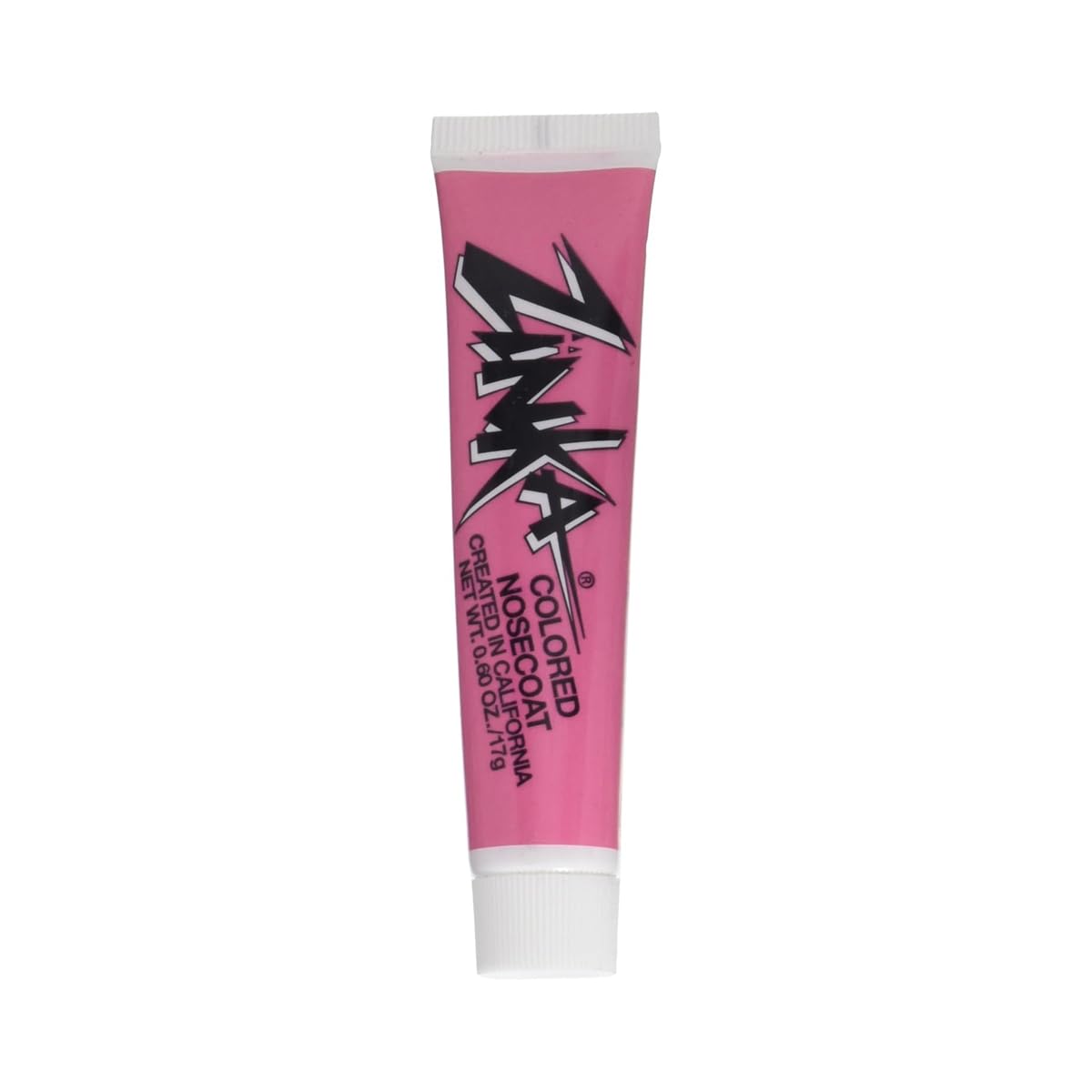 Zinka pink tube front view showing compact travel-friendly sunblock